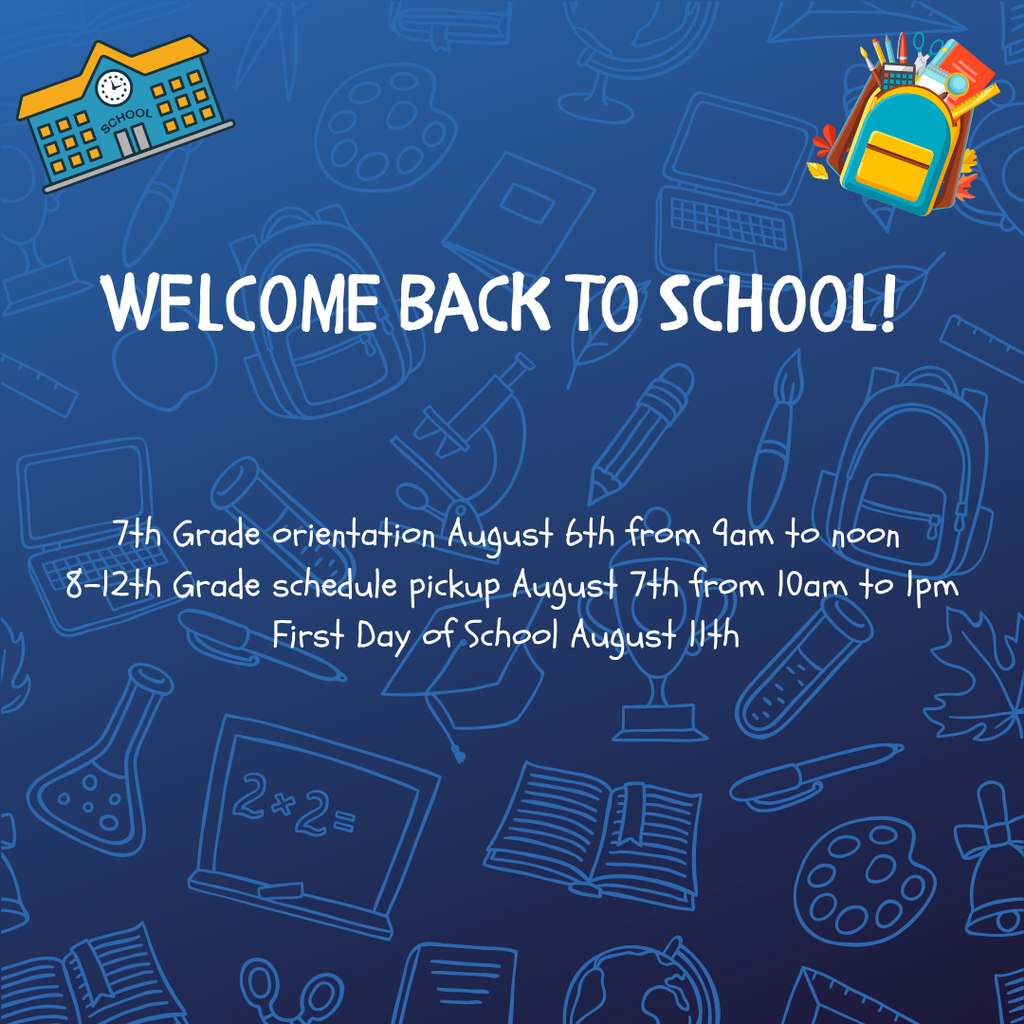 welcome back to school information
