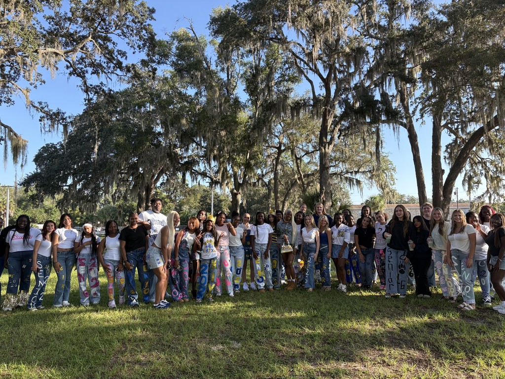 Seniors in their painted pants! 