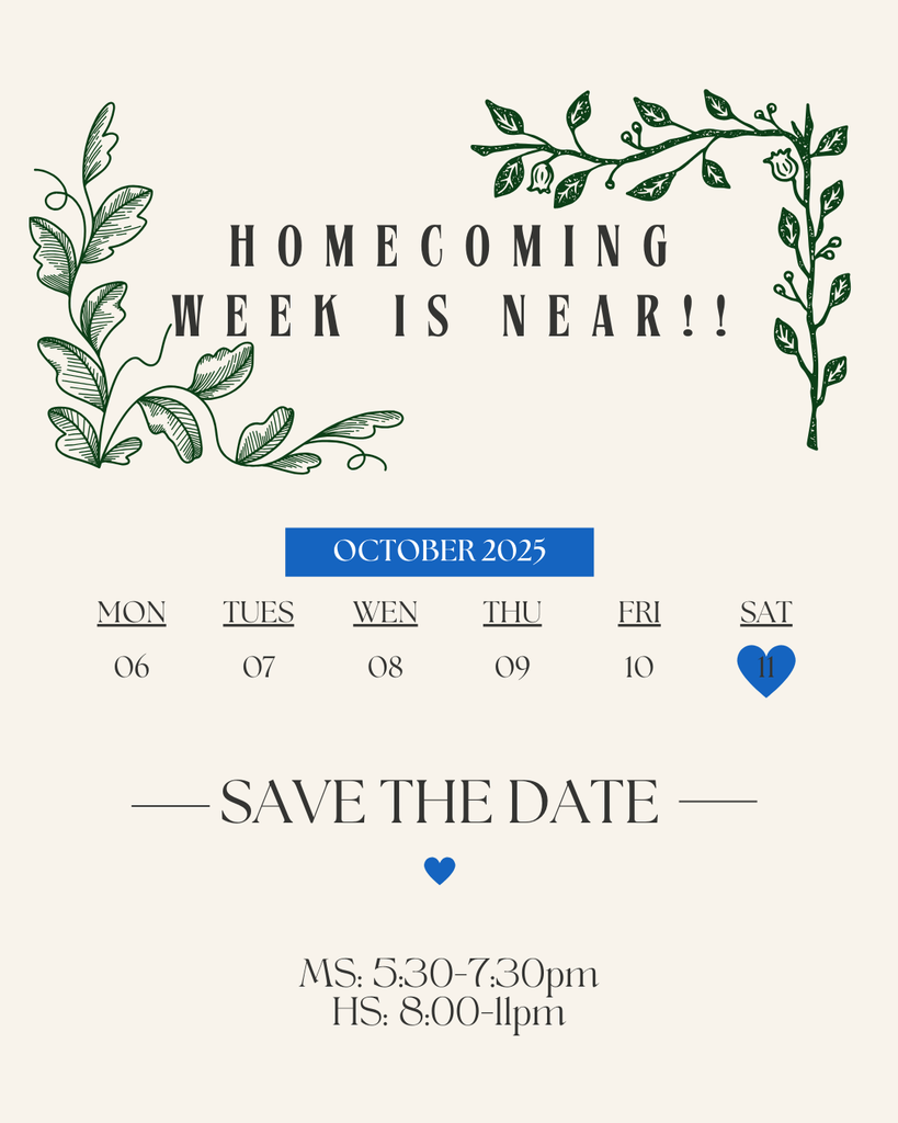 homecoming save the date