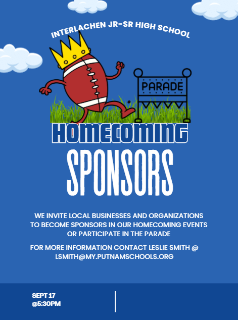 We need local businesses to participate in our homecoming parade.  