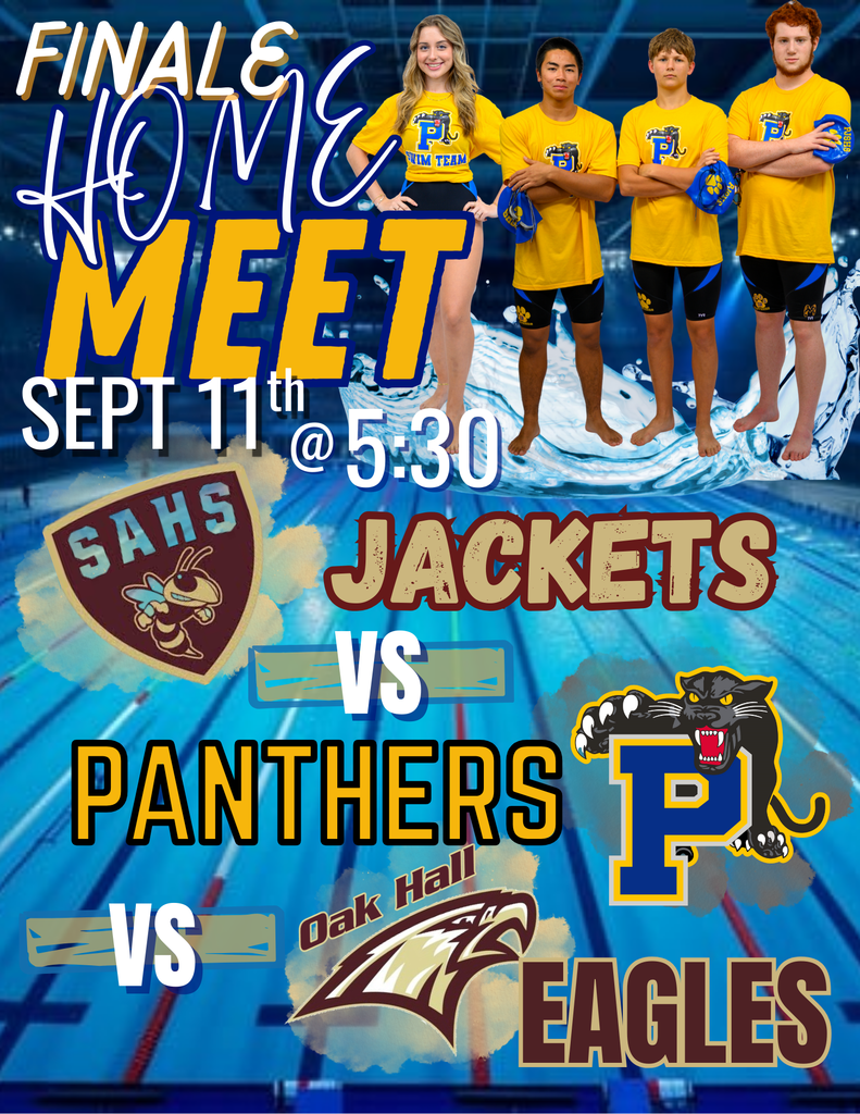 Final swim home meet - Jackets, Panthers and Eagles  - 9/11 - 5:30