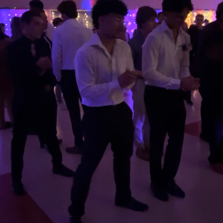 students dancing