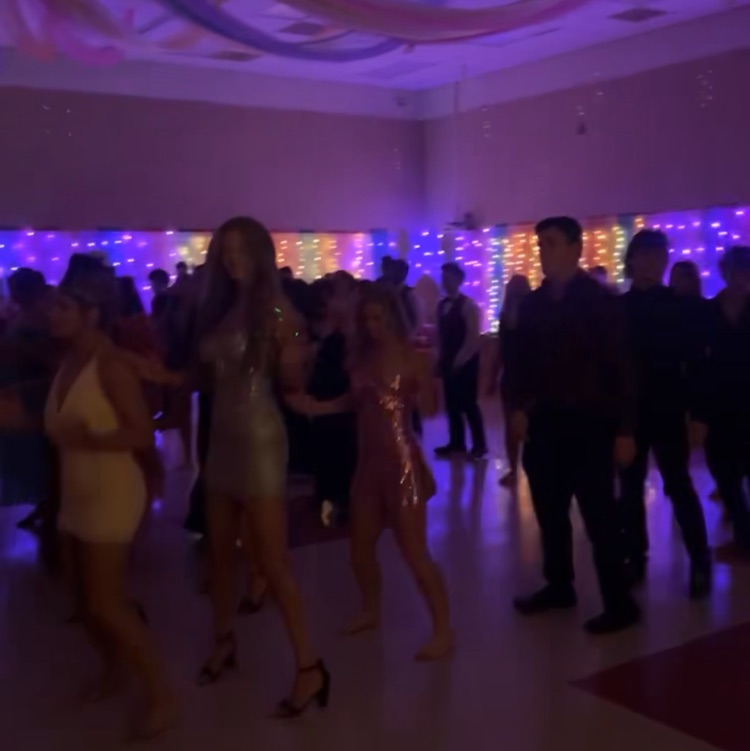 students dancing