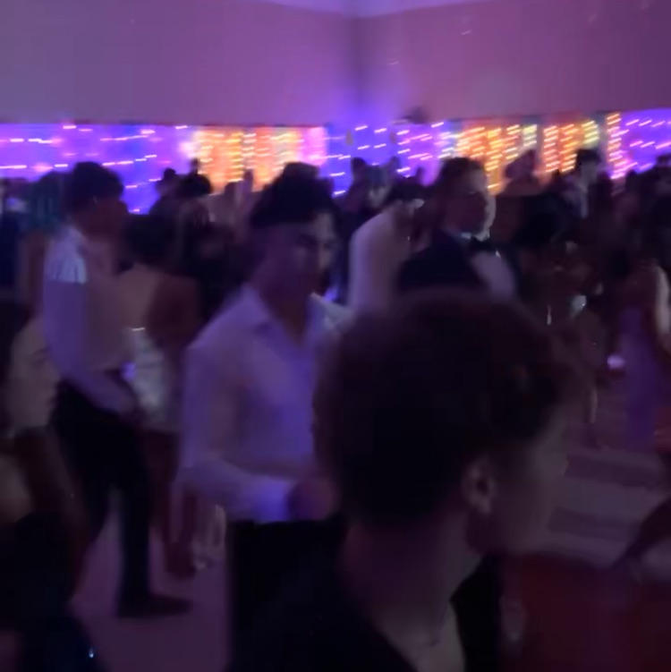 students dancing
