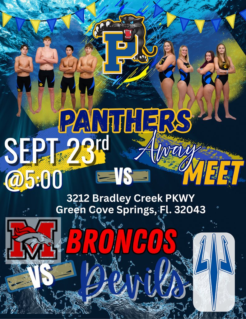 Panthers vs Broncos and Devils tomorrow 9/23 @ 5pm @ 3212 Bradley Creek Pkwy Green Cove Springs FL