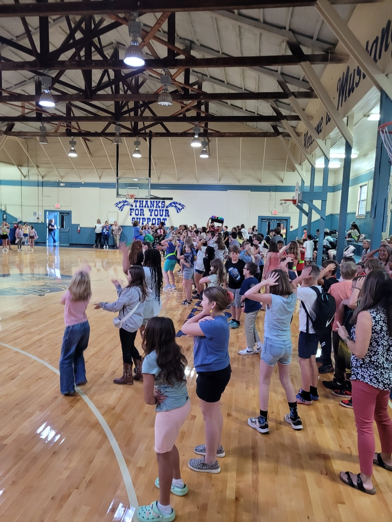 group of students dancing