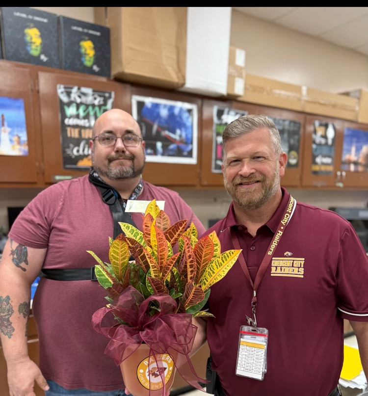 Picture of Charles McGuire, our School Related Employee of the Year.
