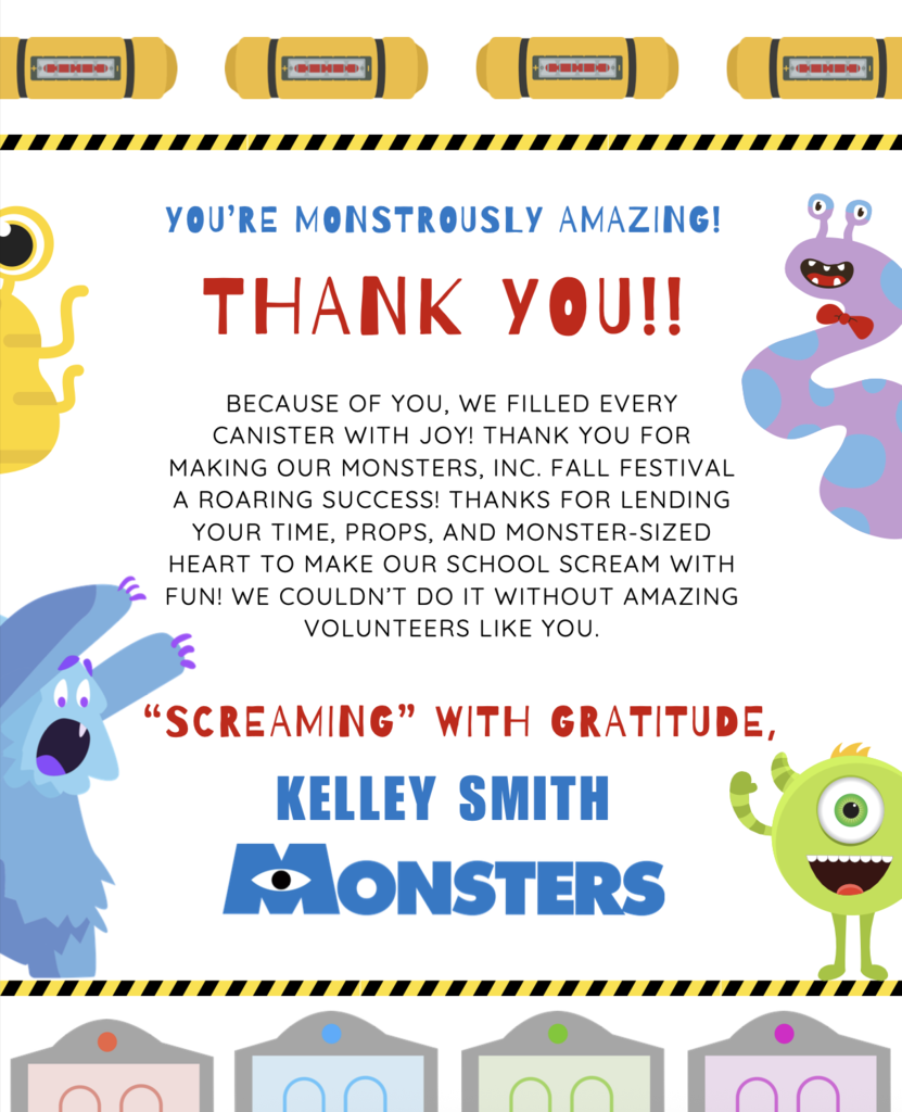 Fall Festival THANKS