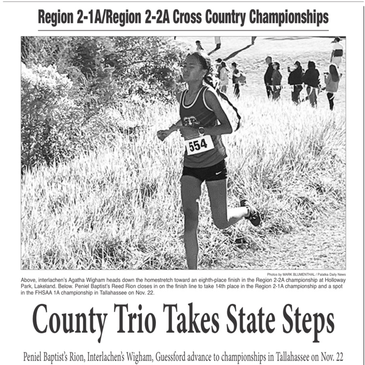 Agatha running cross country