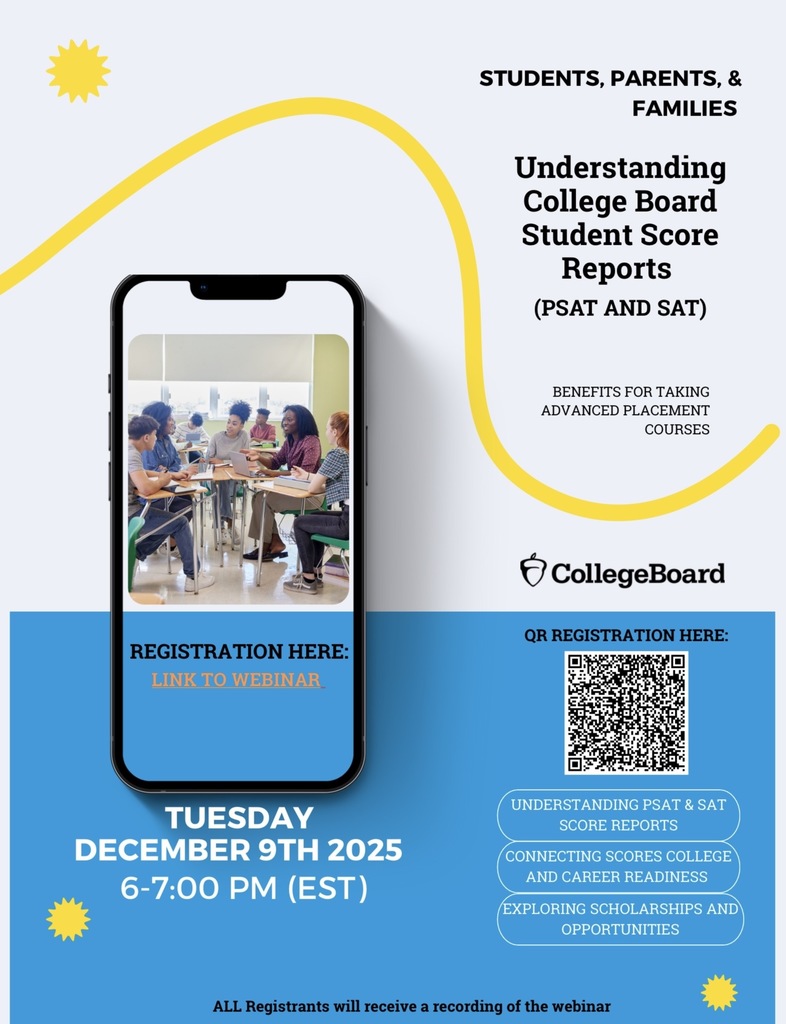 Parent/Student Webinar – December 9, 2025 The Florida College Board team will also host a webinar for parents, students, and families on how to access and interpret PSAT and SAT score reports. Details below: Topic: Understanding College Board Student Score Reports (PSAT and SAT) Date: Tuesday, December 9, 2025 Time: 6:00–7:00 PM EST Audience: Parents and Students Description: This session will help families learn how to access and interpret PSAT and SAT score reports and connect results to college readiness, scholarships, and future opportunities. Registration: December 9 Parent/Student Webinar