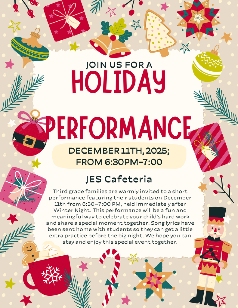 JES 3rd Grade Performance 