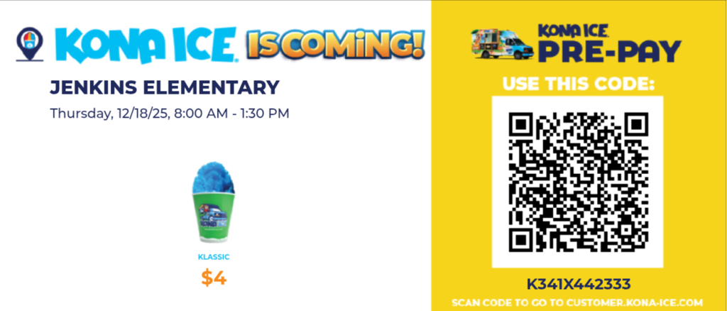 Kona Ice Reminder