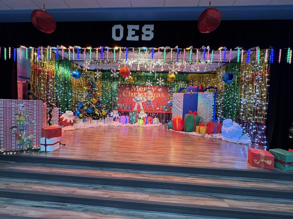 Christmas stage
