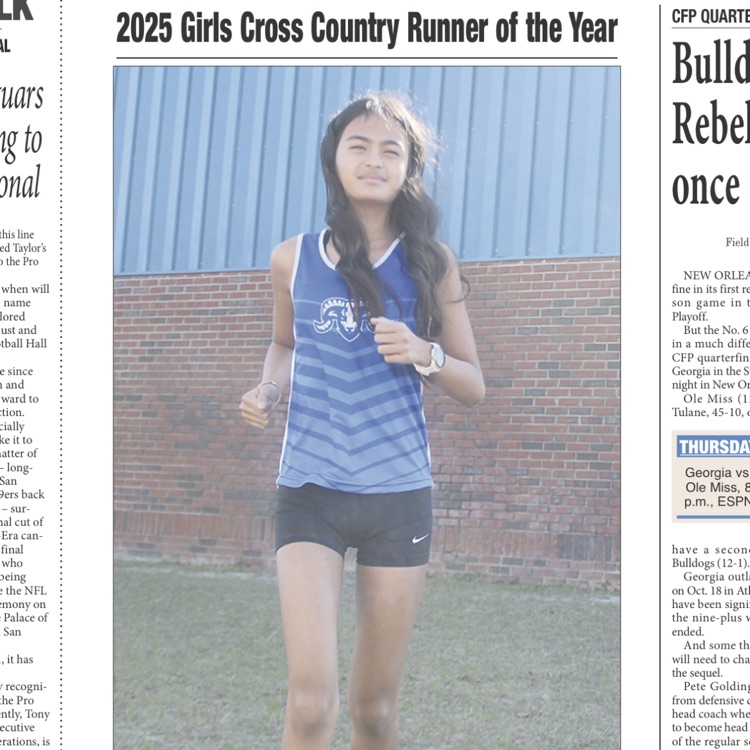 Agatha again Cross Country runner of the year  