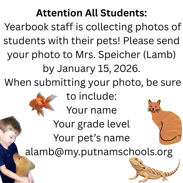 student pet pictures wanted
