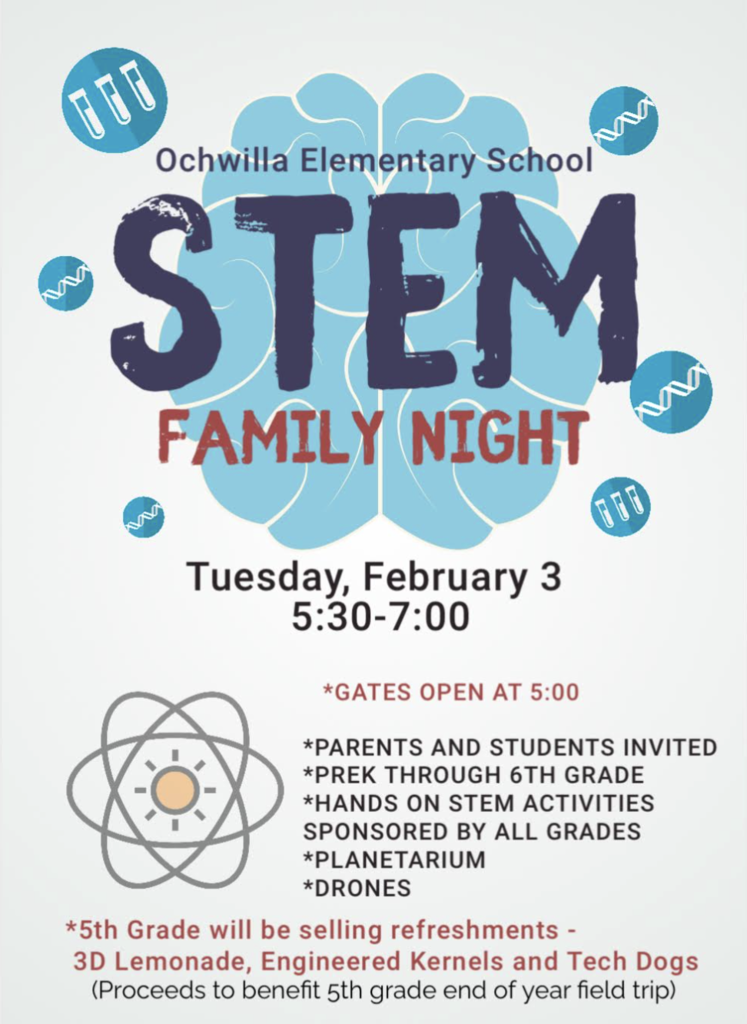 STEM Night flyer