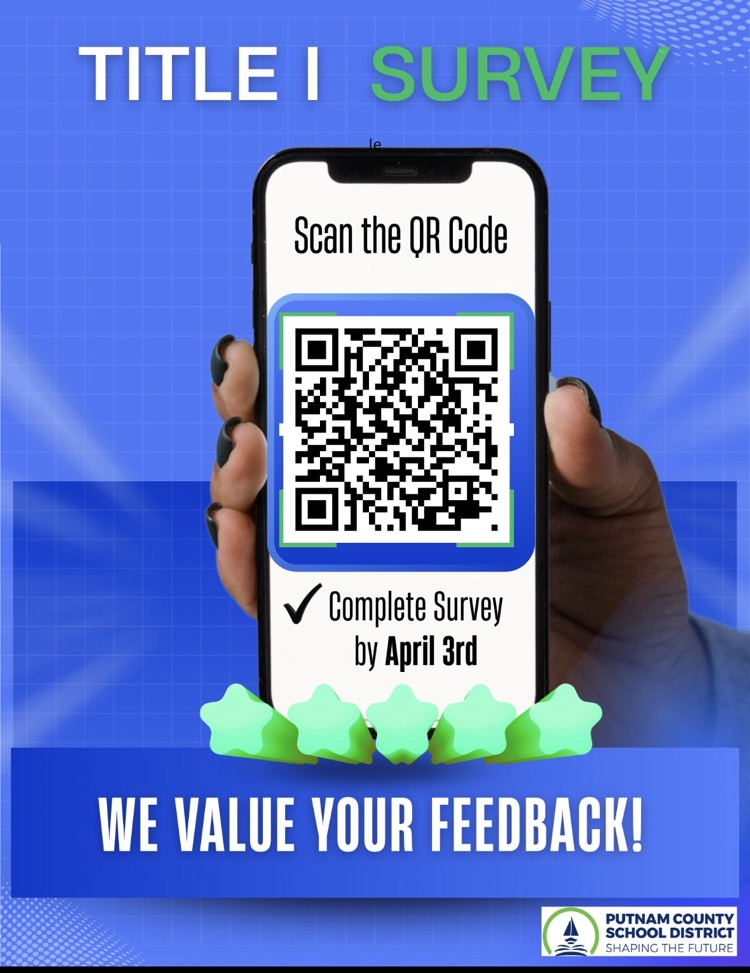 QR Code to scan for Title I Survey.