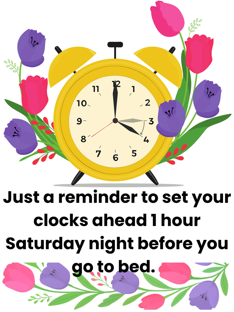 Spring Forward Time Change