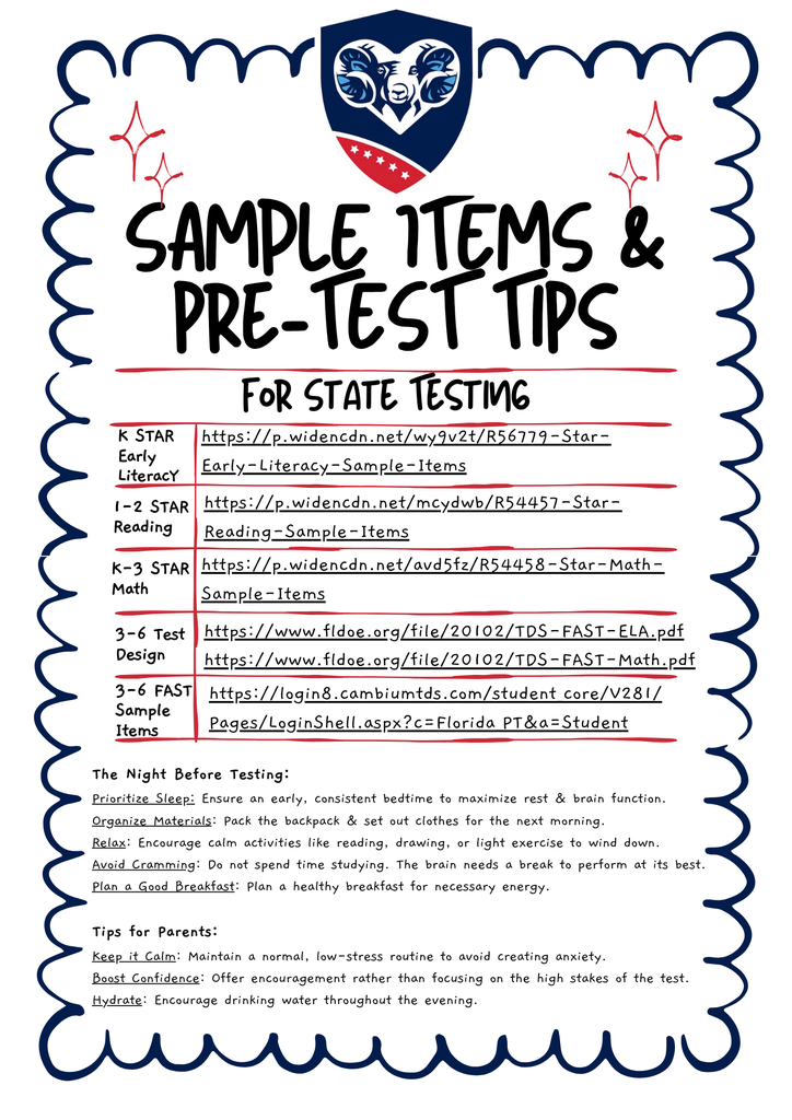 JES Test Resources 2026