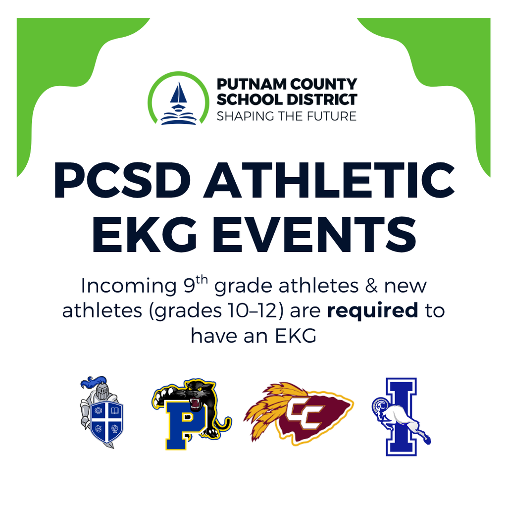 PCSD Athletic EKG Events (details are in the post)