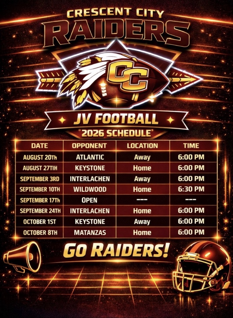 JV football schedule