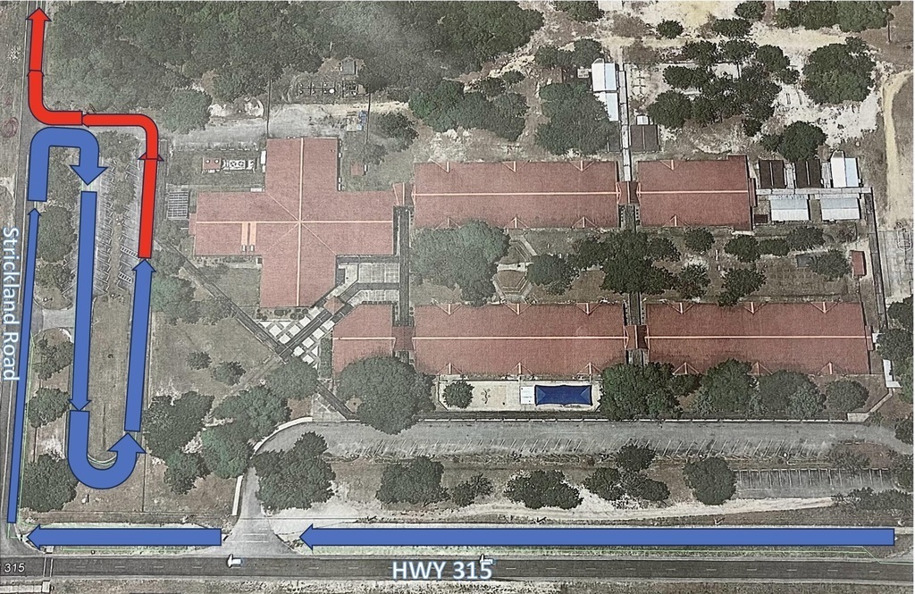 JES Map for Parent Pickup and Drop off 2026 2027