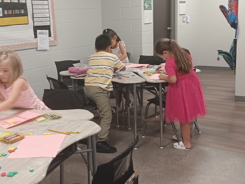 composing shapes in Ms. Thomas' class