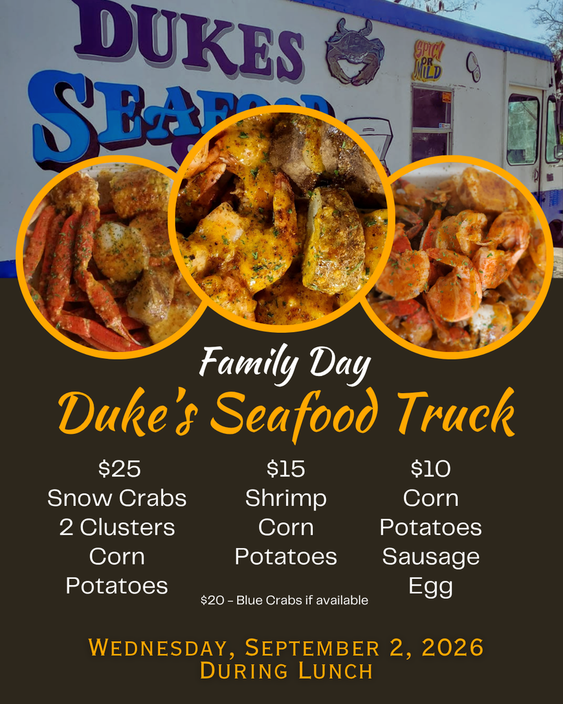 Dukes coming to lunch Wednesday, 9/2/26