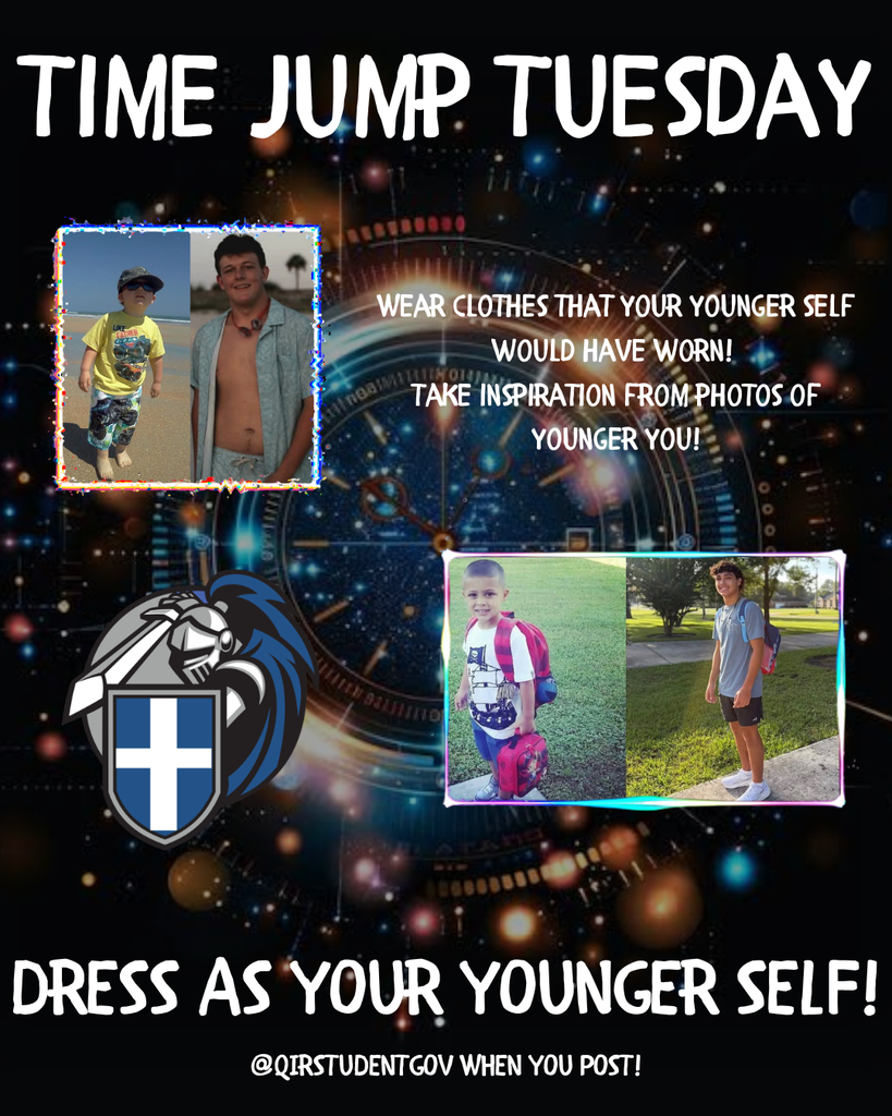 Time Jump Tuesday, dress as your younger self