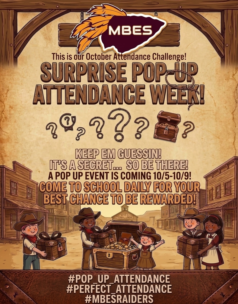 Pop up attendance week flyer