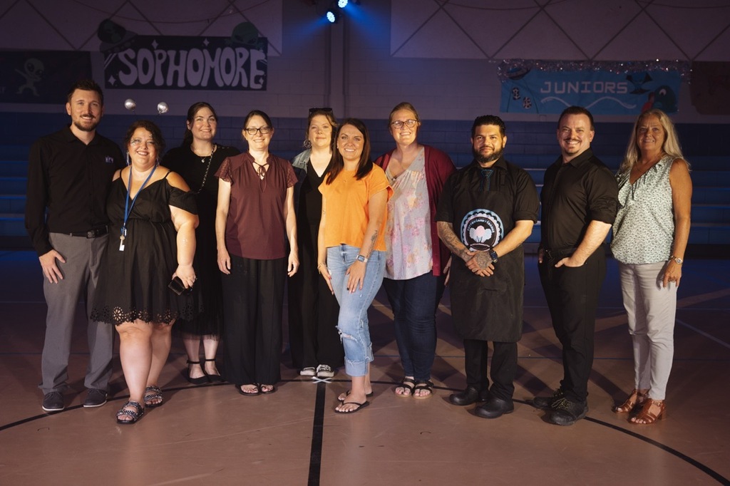 Adult volunteers at HS dance, some not pictured
