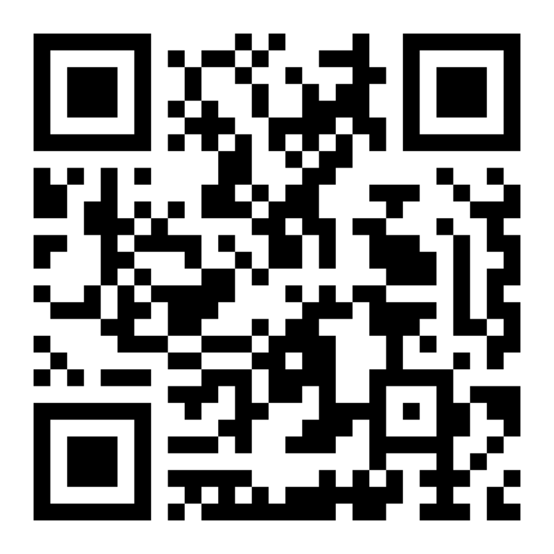 QR code with link to construction website