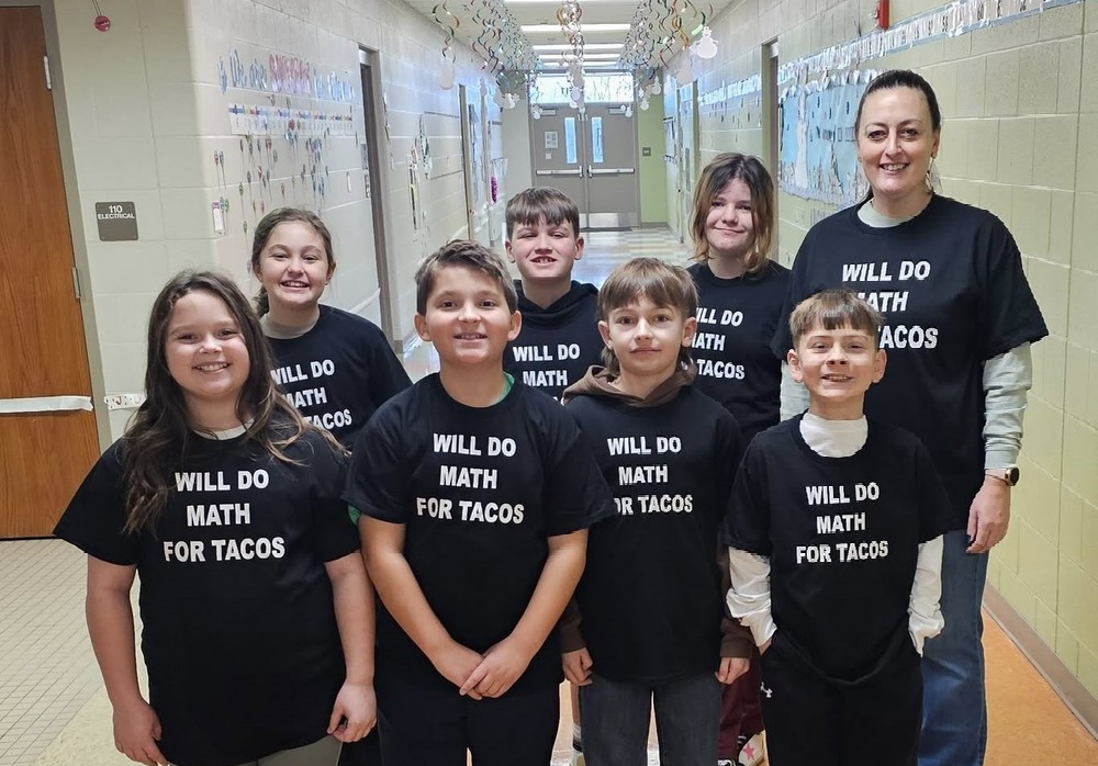 math field day participants posing for photo