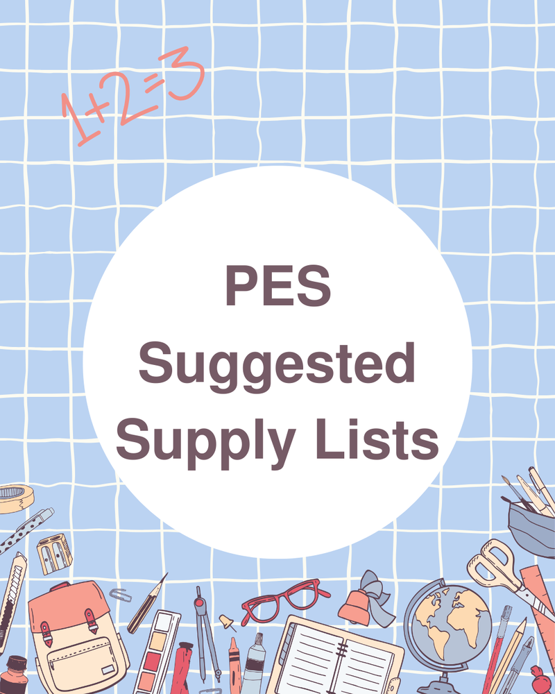 PES Suggested Supply Lists