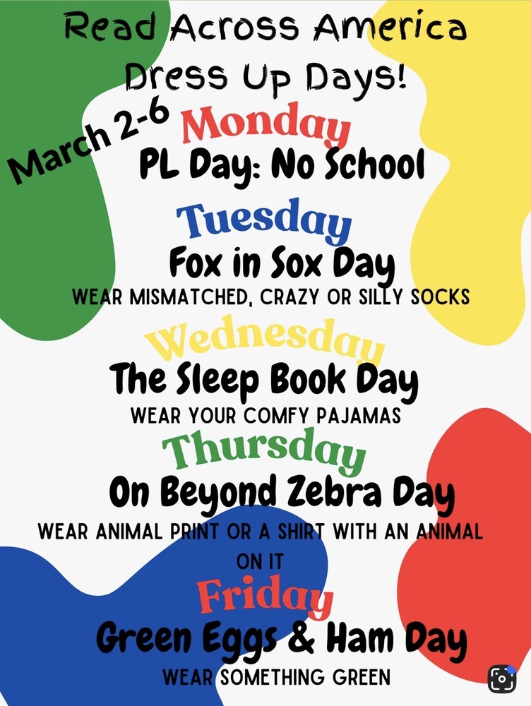Read Across America Dress Up Days 