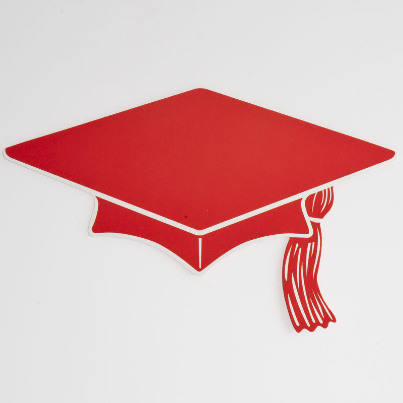 red graduation cap