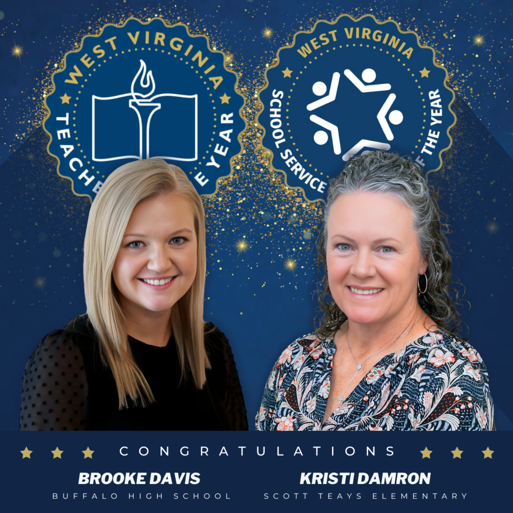 Brooke Davis and Kristi Damron are State Finalist for Teacher and School Service Personnel of the Year