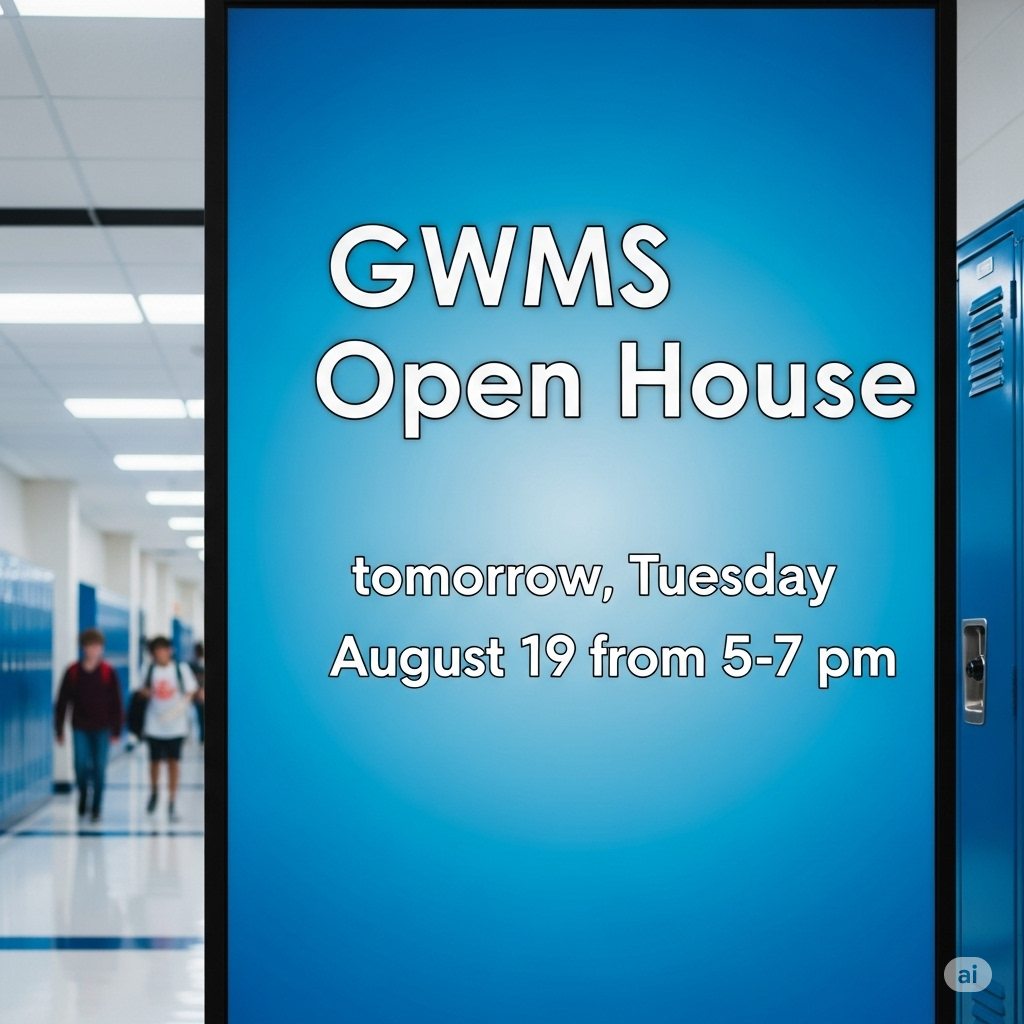 open house Tuesday 8/19 from 5-7