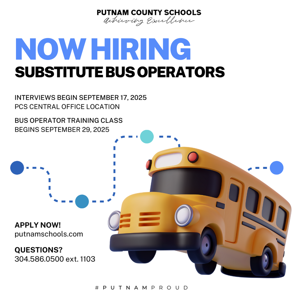 PCS Now Hiring: Sub Bus Drivers!