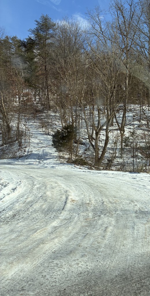 snow/ice covered road
