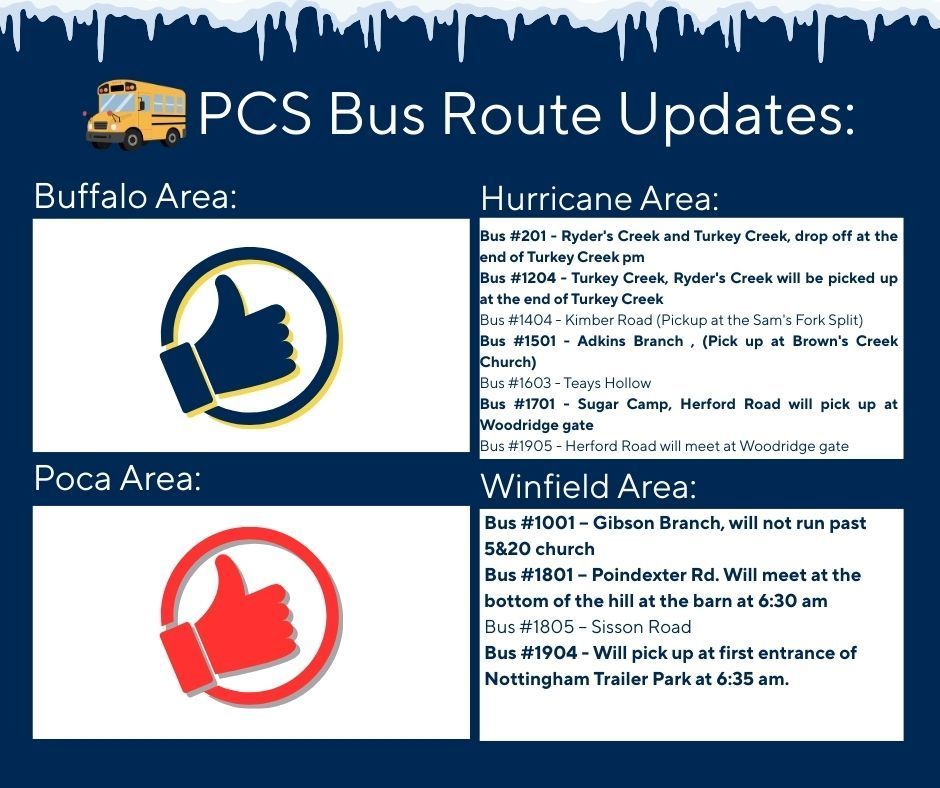 bus route updates 2-12-26