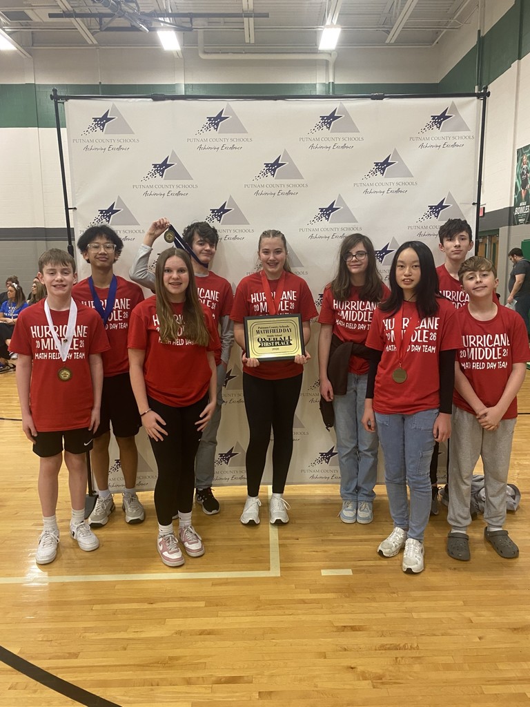 Our middle school students stepped up in a big way during the Physical Estimation event at Math Field Day 2026! Their accuracy, strategy, and focus were impressive. 🏆 Middle School Winner Koiro Kachikawa ⭐ 6th Grade Winners  1st Place: Branson Hoang 2nd Place: Koiro Kachikawa 3rd Place: Gannon Parks Alternate: Maya Conner  ⭐ 7th Grade Winners  1st Place: Lucs Houdyschell 2nd Place: Morgan Snodgrass 3rd Place: Ava Hendren Alternate: Neo Nguyen  ⭐ 8th Grade Winners  1st Place: Jace Berry 2nd Place: Rylee Ramey 3rd Place: Simon Gibson Alternate: Jonathan Minturn  🏅 Middle School Overall  1st Place: Hurricane Middle 2nd Place: Winfield Middle 3rd Place: Calvary Baptist  👏 Great job to all of our middle school competitors—you represented your schools well during this Math Field Day event!