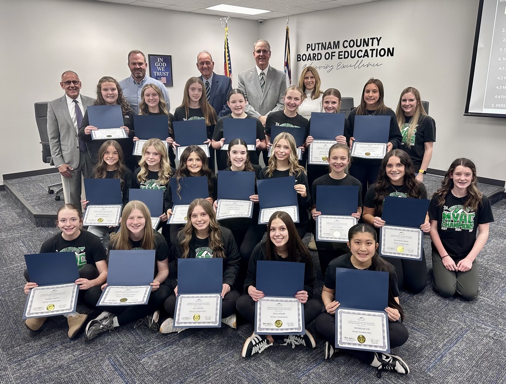 🏆 Celebrating Winfield Middle Athletics! 🏀🏐🏃‍♀️ At the Putnam County Board of Education meeting on March 16, 2026, the Board proudly recognized several Winfield Middle School athletic teams for their outstanding seasons and achievements. 👏 Congratulations to the following teams:  Girls Cross Country Girls Basketball Volleyball Boys Basketball  These student‑athletes, along with their coaches and supporters, exemplify dedication, teamwork, and school pride. We are proud of the hard work and commitment they displayed both on and off the field this season. 💙💛 Way to represent Winfield Middle and Putnam County Schools!