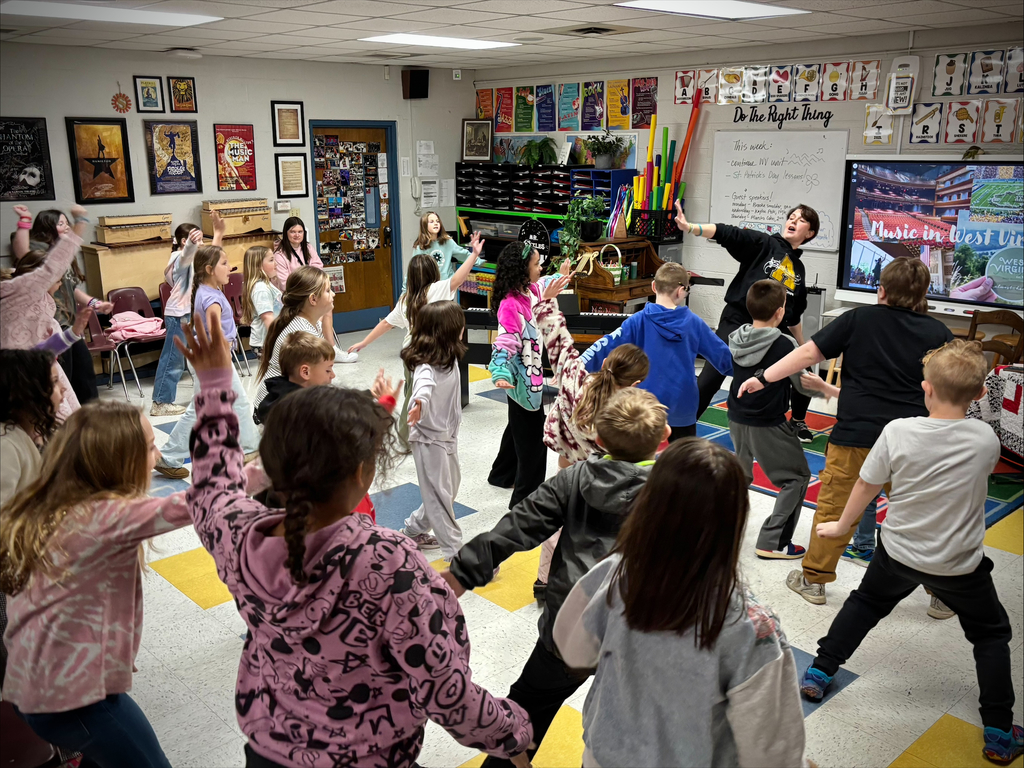 🎶 Rock Branch Elementary students are wrapping up their annual West Virginia music unit with Mr. Skiles! Through Appalachian history and culture, songs, folk dances, and traditional instruments, students also had the opportunity to interact with WV Symphony Orchestra conductor Maestro Maurice Cohn, choreographer Brooke Smolder, and fiddler Kaylee Polk this month. Music connects our past and brings us together! 💛🎻