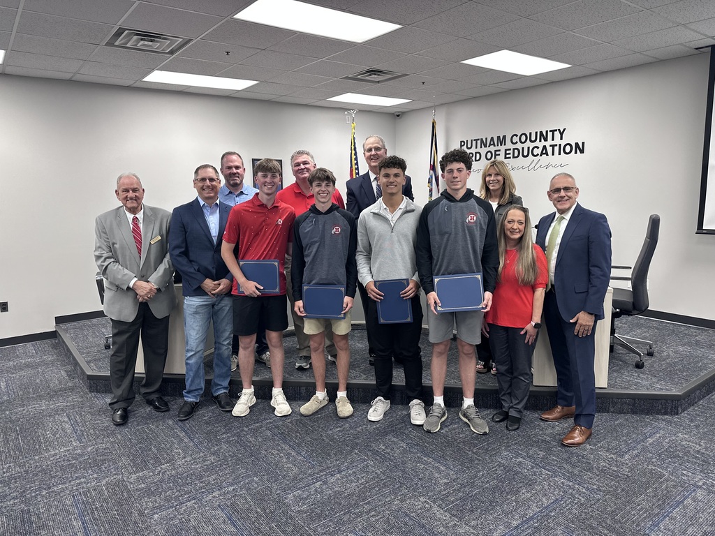 🌟 A Night of Recognition at the Putnam County Schools Board Meeting 🌟 At our April 21 Board Meeting, we were proud to celebrate the incredible achievements of our students and community partners. The evening included recognition of our Young Writers winners for their creativity and talent, Hurricane High School for their Class AAAA state championship victories in soccer and golf, and Putnam Career & Technical Center for receiving the School Business Partnership Award in collaboration with Toyota. We are grateful for the hard work, dedication, and partnerships that make these accomplishments possible. Congratulations to all who were recognized—we are Putnam Proud! 🎉
