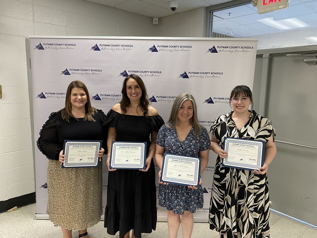 🎉 Celebrating Excellence at Putnam County Schools 🎉 On April 30, 2026, Putnam County Schools proudly honored our outstanding staff at the Employee of the Year Banquet. Congratulations to our honorees: 🏆 Service Personnel of the Year: Leslie Layne 🏆 Professional Support Personnel of the Year: Melody Shilot 🏆 Counselor of the Year: Vickie Dadisman 🏆 Elementary Teacher of the Year: Rhonda Fields 🏆 Middle School Teacher of the Year: Abby Broome 🏆 High School & Overall Teacher of the Year: Jordan Dotson 🏆 Principal of the Year: Kensie Fisher We are grateful for the dedication and impact each of you brings to our schools every day. Congratulations to all of our Teachers of the Year, and best of luck to those advancing to the state competition—we are cheering you on! 🍎💙