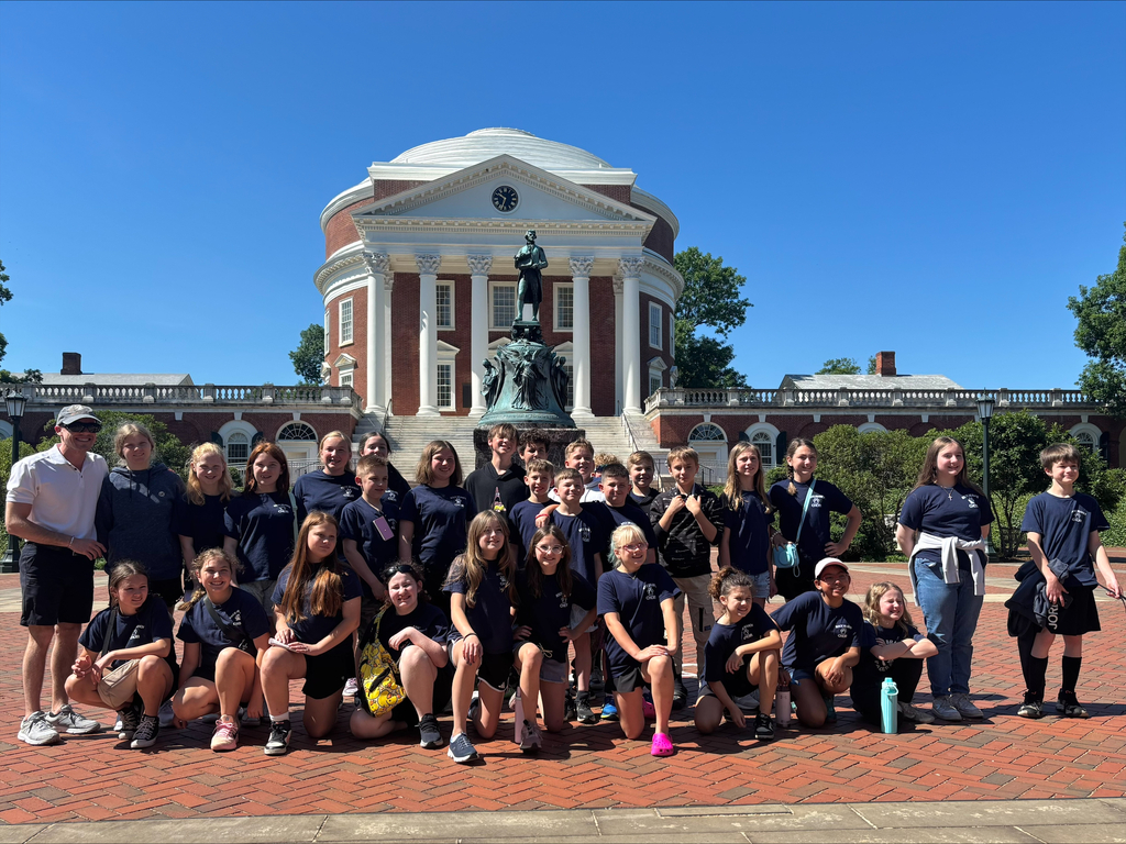 Rock Branch Elementary’s choir had a long-awaited trip this week in honor of America’s 250th birthday! 🇺🇸🎶 Under the direction of Mr. Skiles, students, teachers, and families traveled to historic sites in Charlottesville, VA, connecting their visit to the choir’s spring presentation of “The Dawn of Liberty.” During the trip, students: Toured Thomas Jefferson’s Monticello Visited the University of Virginia’s historic Rotunda Met UVA Director of Choral Activities, Michael Slon Performed in UVA’s historic Old Cabell Hall RBE students worked hard, fundraised, and patiently waited for this unforgettable experience—and it certainly delivered!