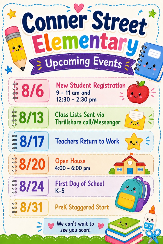upcoming events - updated