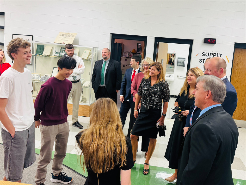 Three semifinalist talk with Mr. McGrew about becoming National Merit Semifinalist 