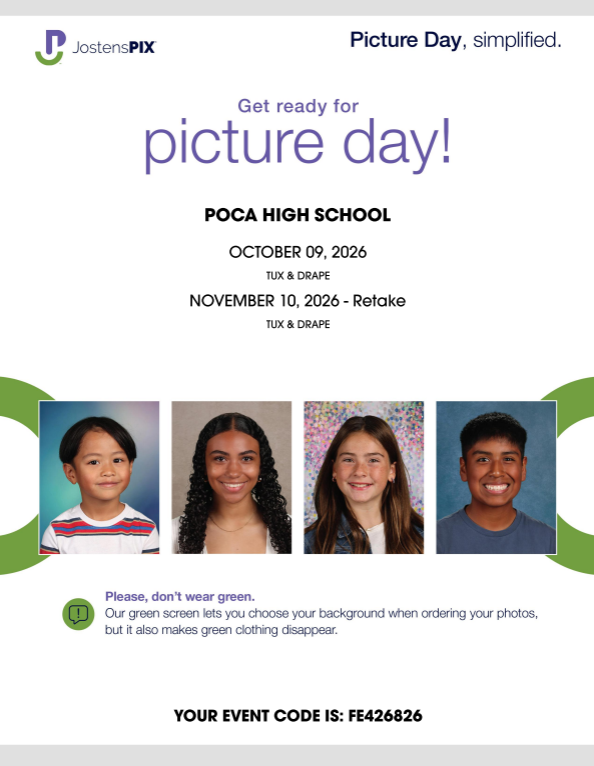 Picture day flyer - text in post